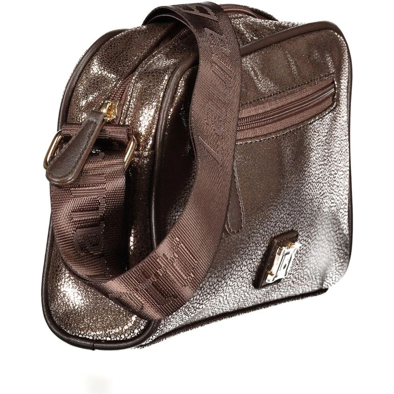 Bronze Polyester Women Handbag