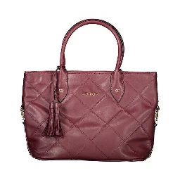 Red PVC Women Handbag