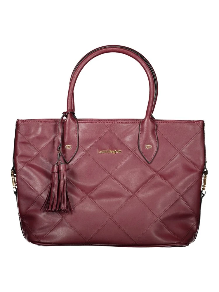 Red PVC Women Handbag