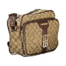 Beige Polyester Women Handbag