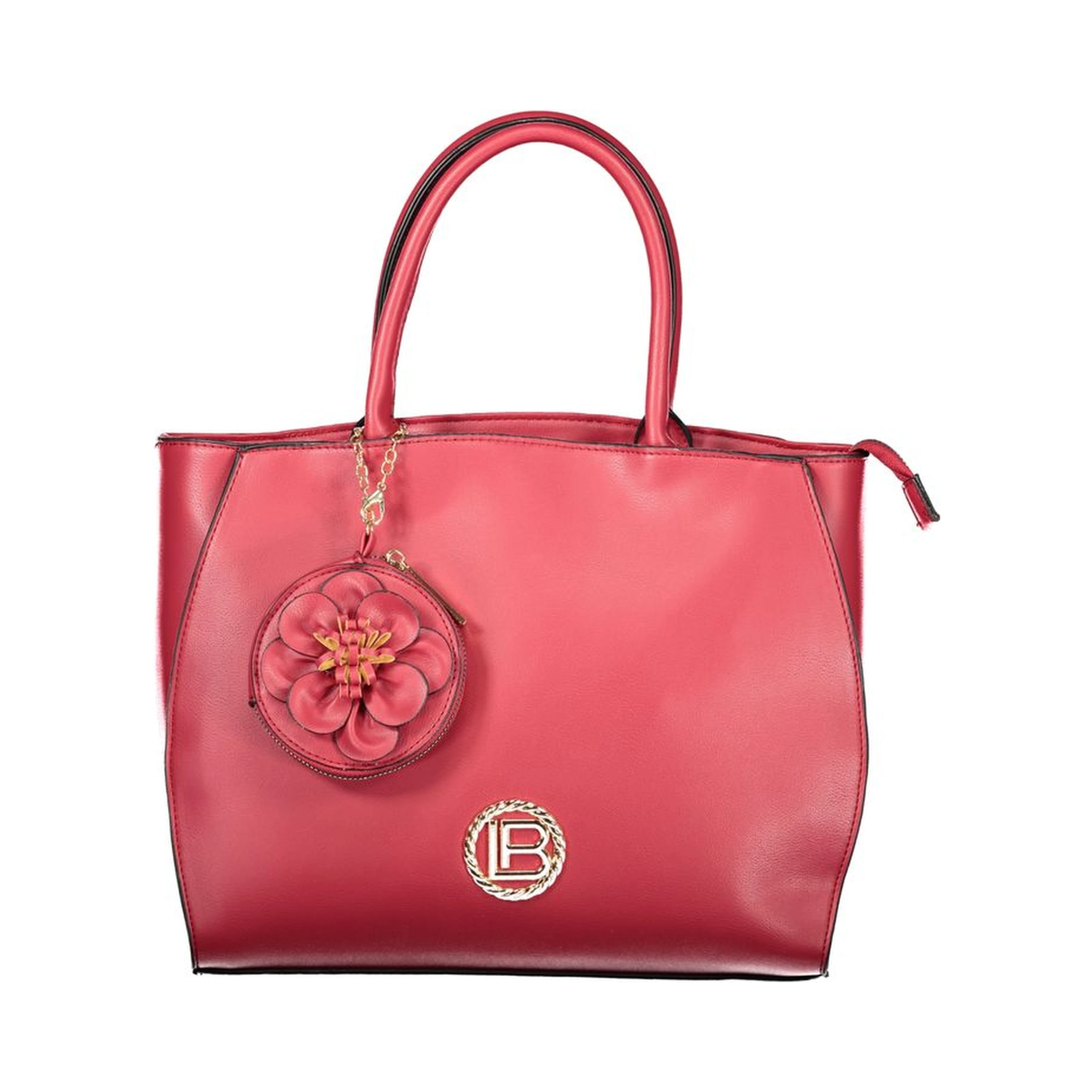 Red PVC Women Handbag