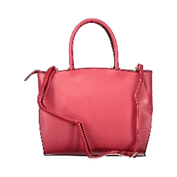 Red PVC Women Handbag