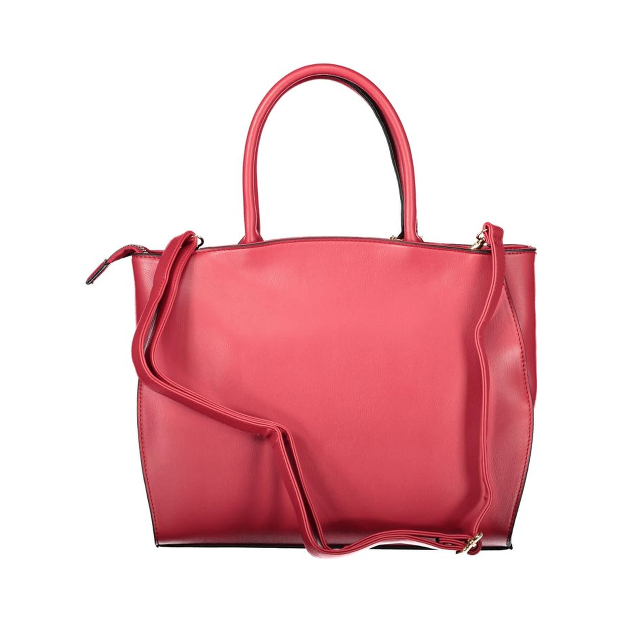 Red PVC Women Handbag