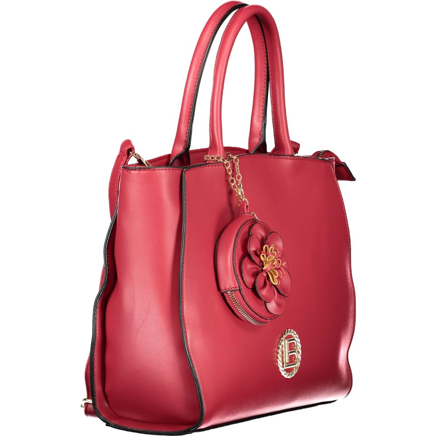 Red PVC Women Handbag