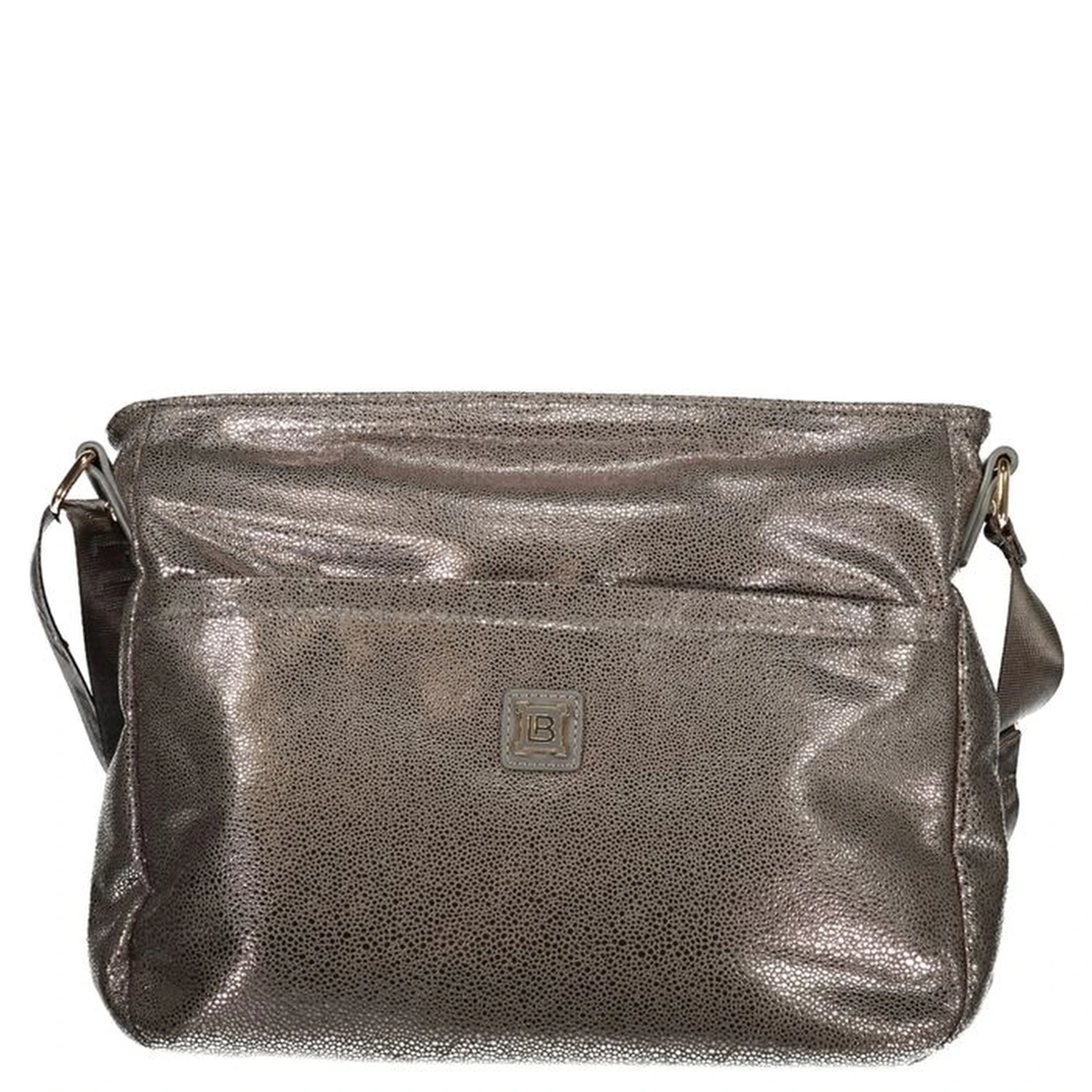 Gray Polyester Women Handbag