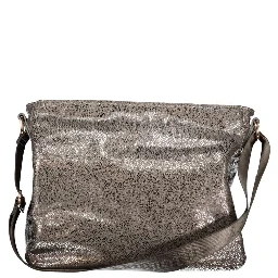 Gray Polyester Women Handbag