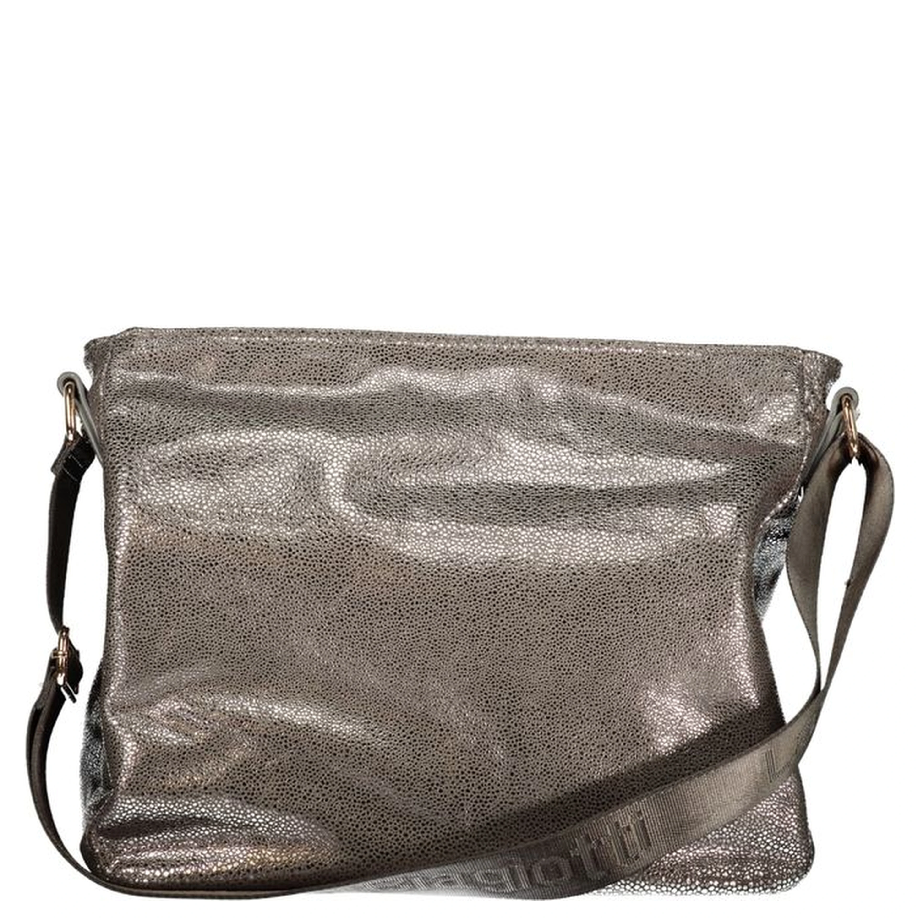 Gray Polyester Women Handbag