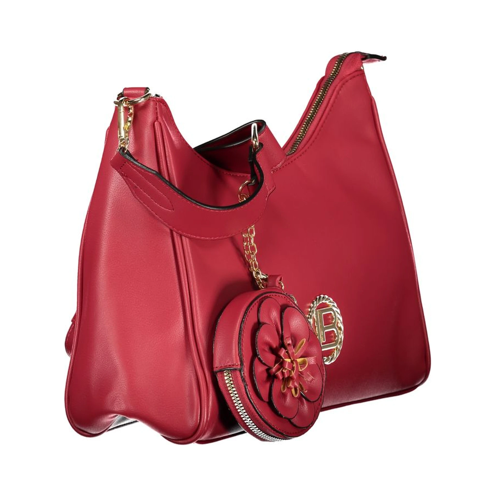 Red PVC Women Handbag