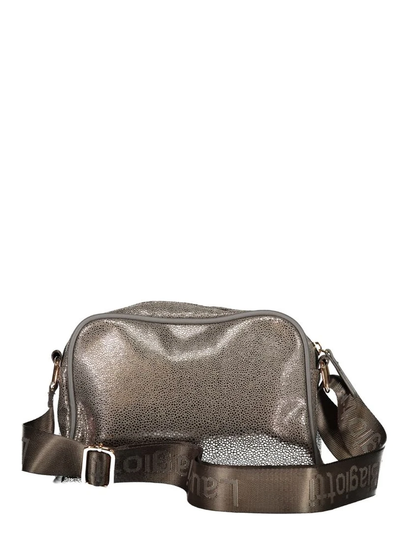 Gray Polyester Women Handbag