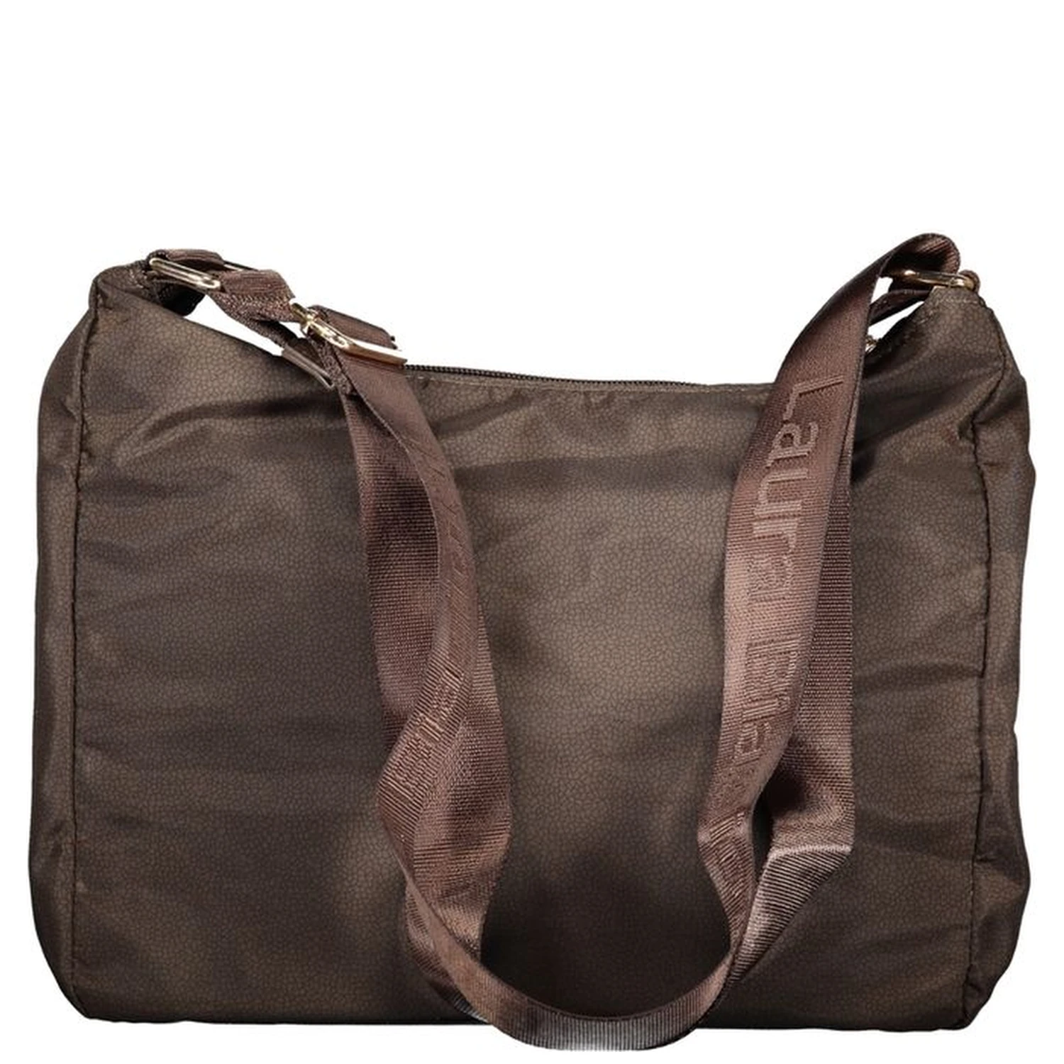 Brown Polyester Women Handbag