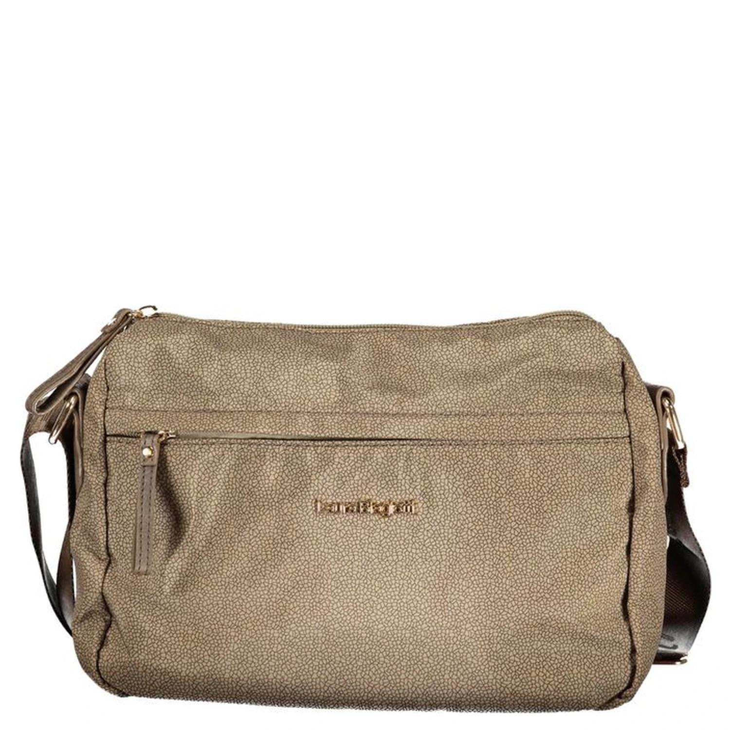 Beige Polyester Women Handbag