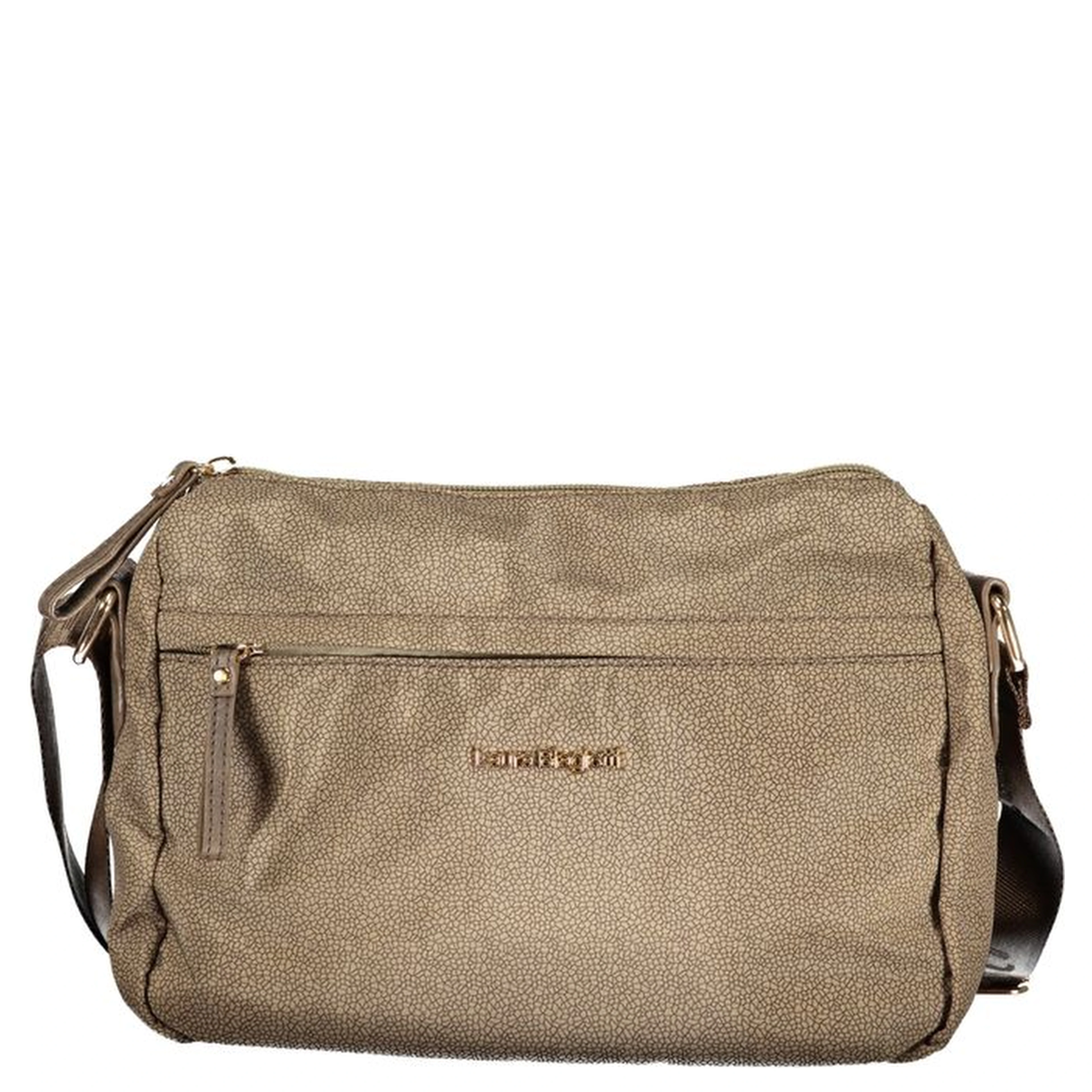 Beige Polyester Women Handbag