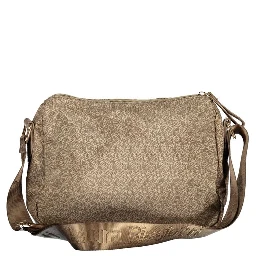 Beige Polyester Women Handbag