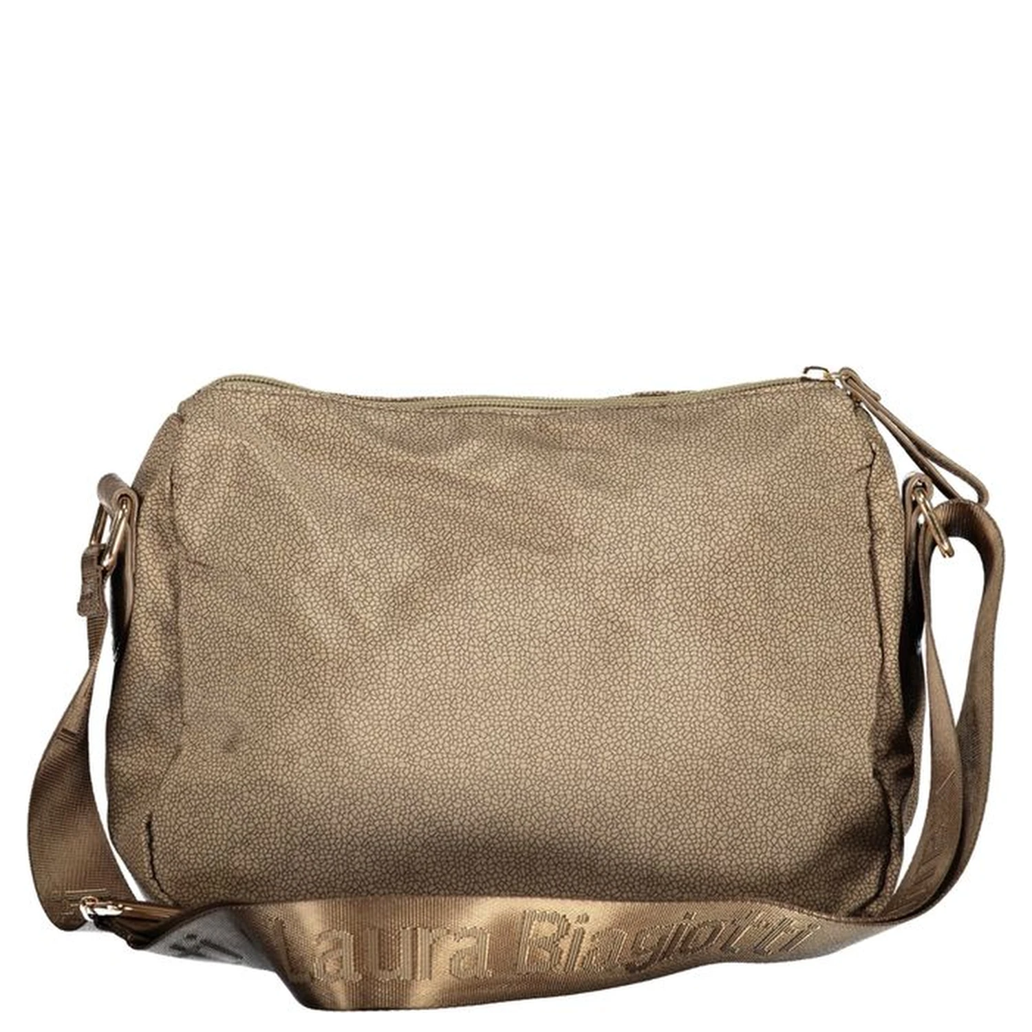 Beige Polyester Women Handbag