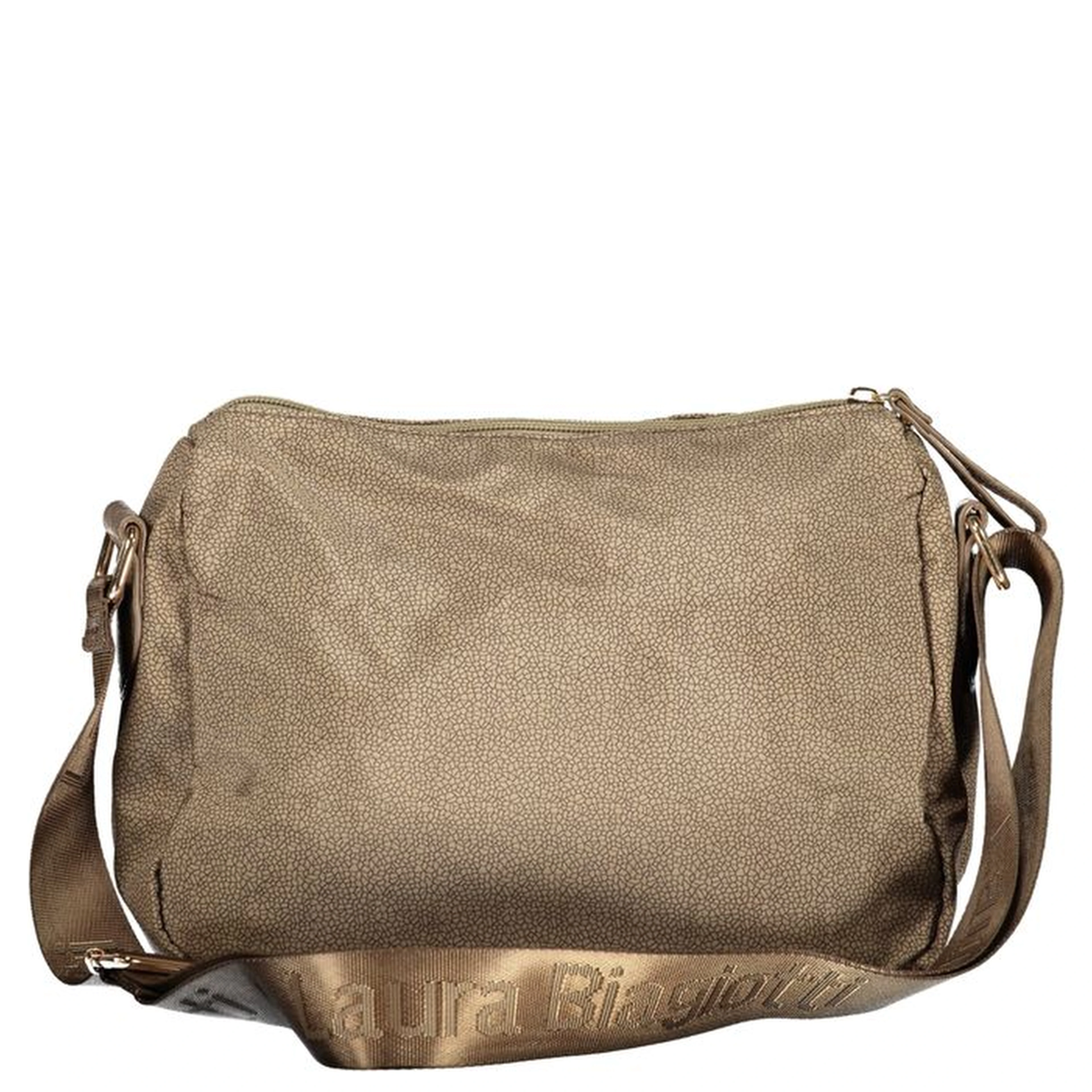 Beige Polyester Women Handbag