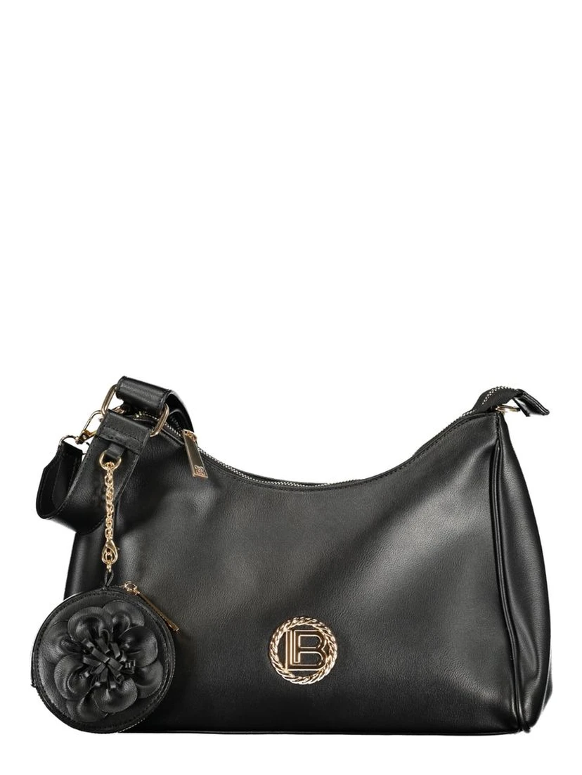 Black PVC Women Handbag