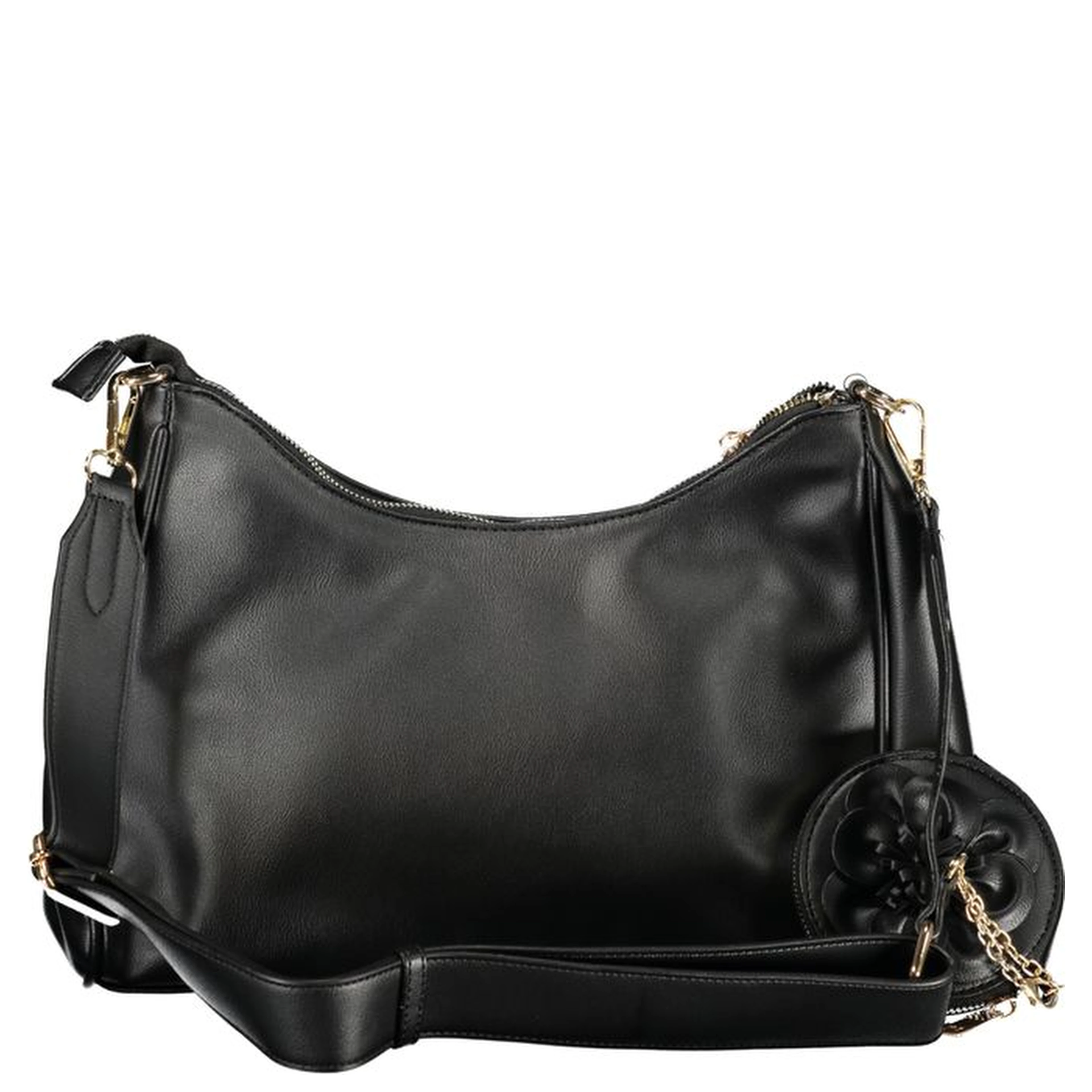 Black PVC Women Handbag