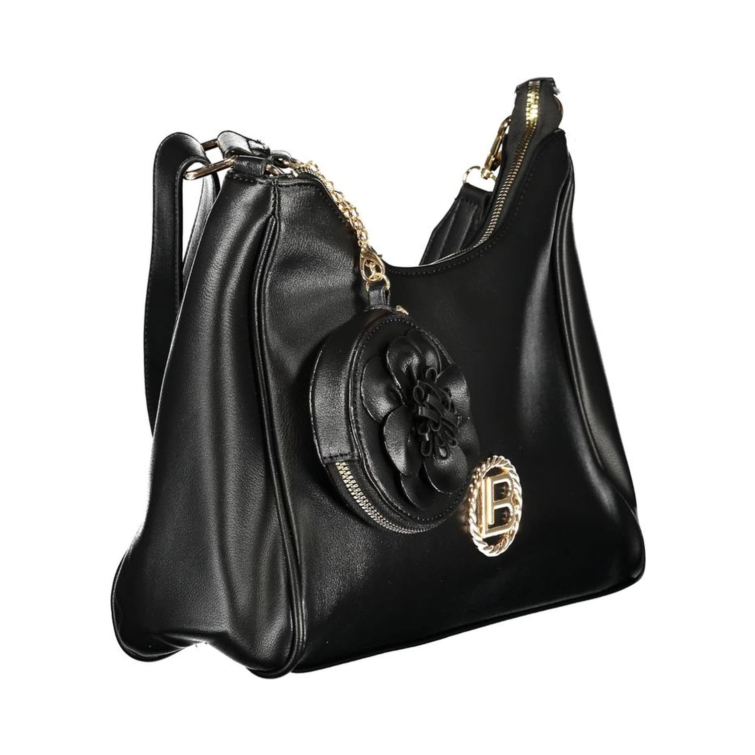 Black PVC Women Handbag
