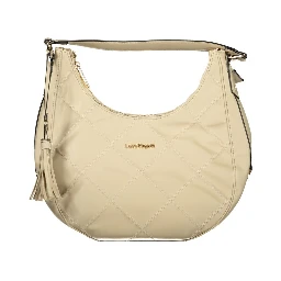 Beige PVC Women Handbag