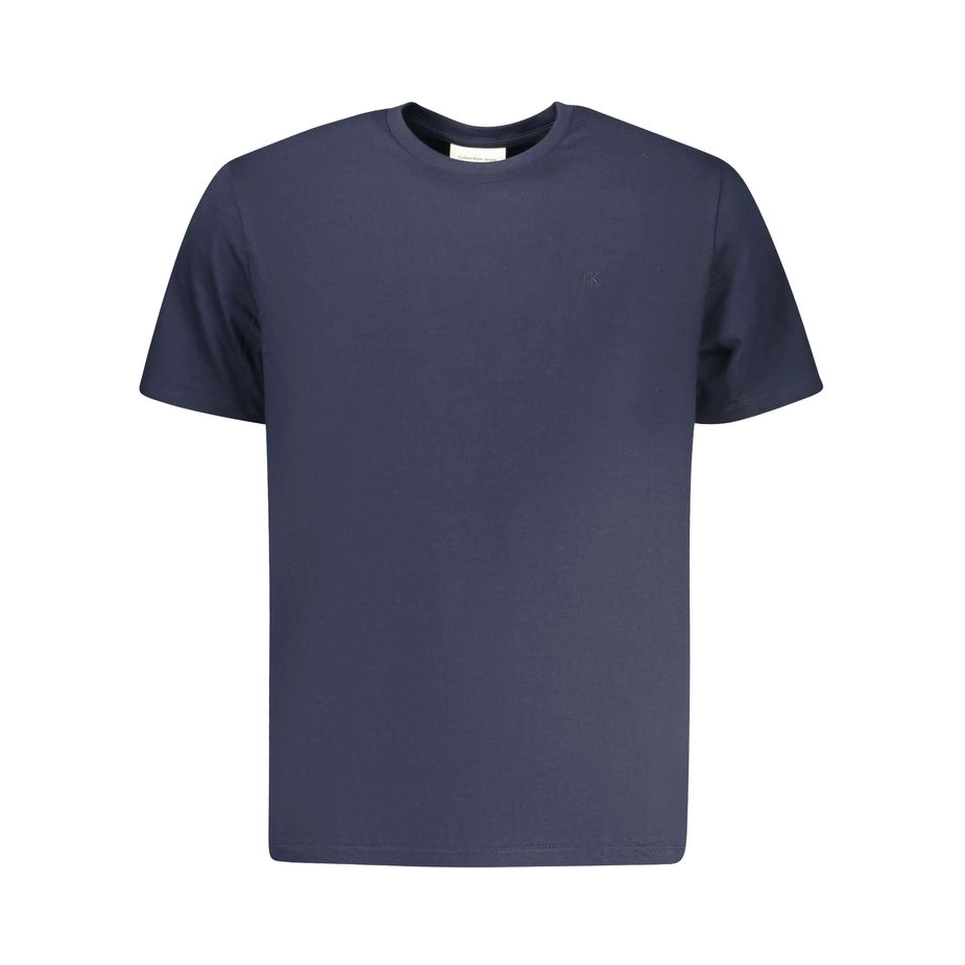 Blue Cotton Men T-Shirt