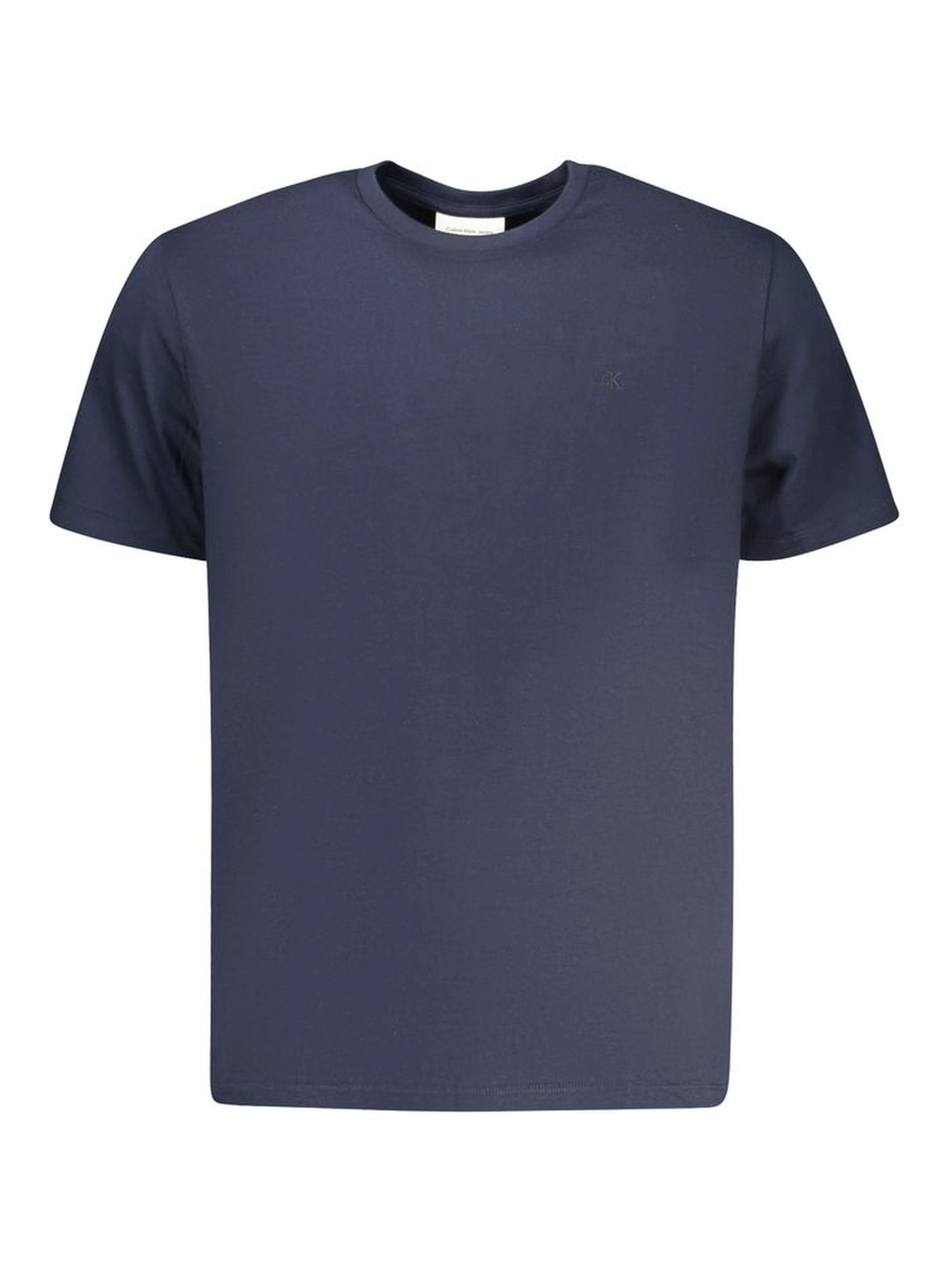 Blue Cotton Men T-Shirt