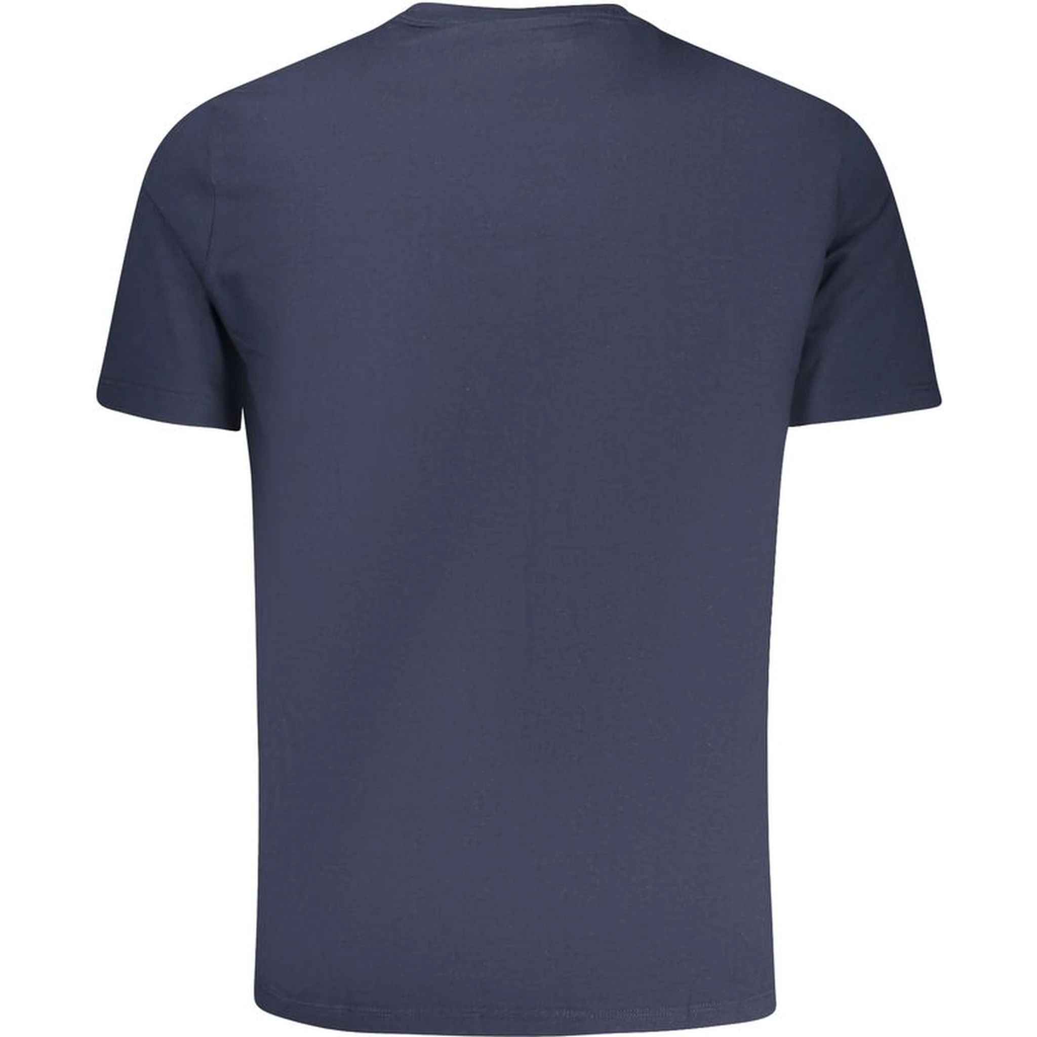 Blue Cotton Men T-Shirt