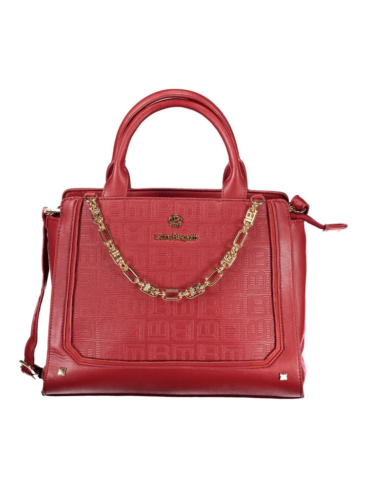 Red PVC Women Handbag