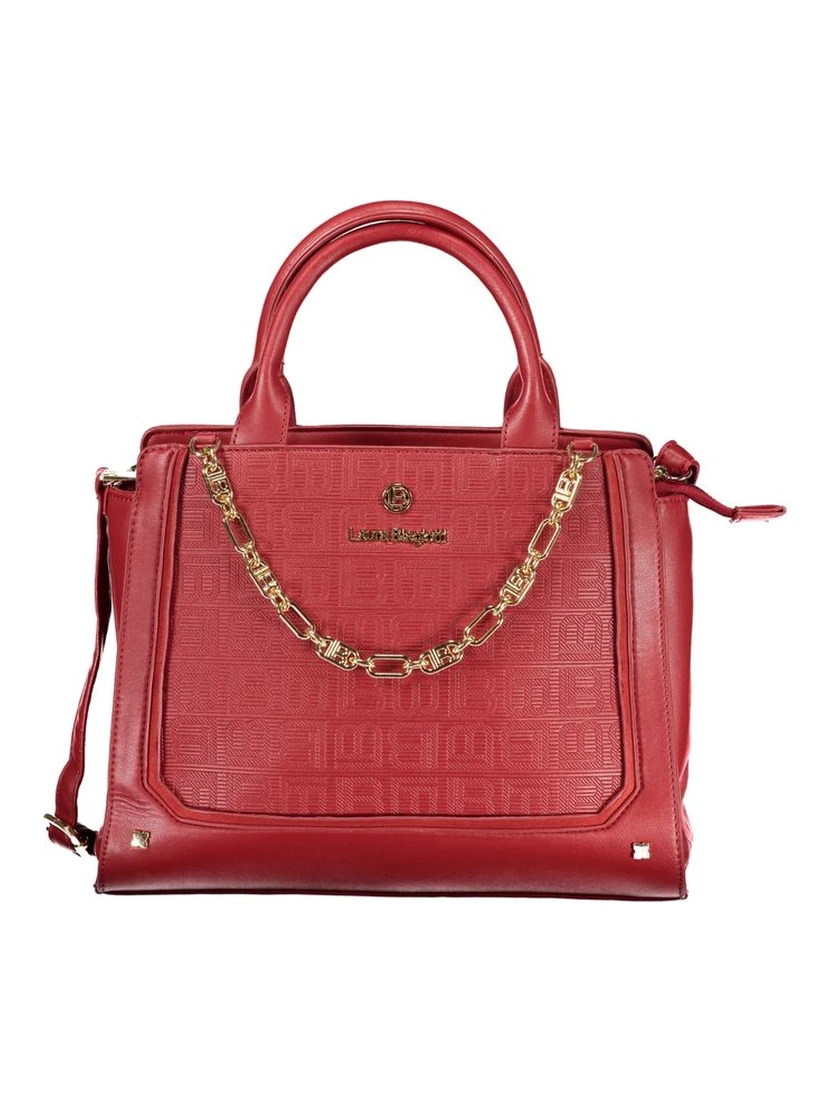 Red PVC Women Handbag