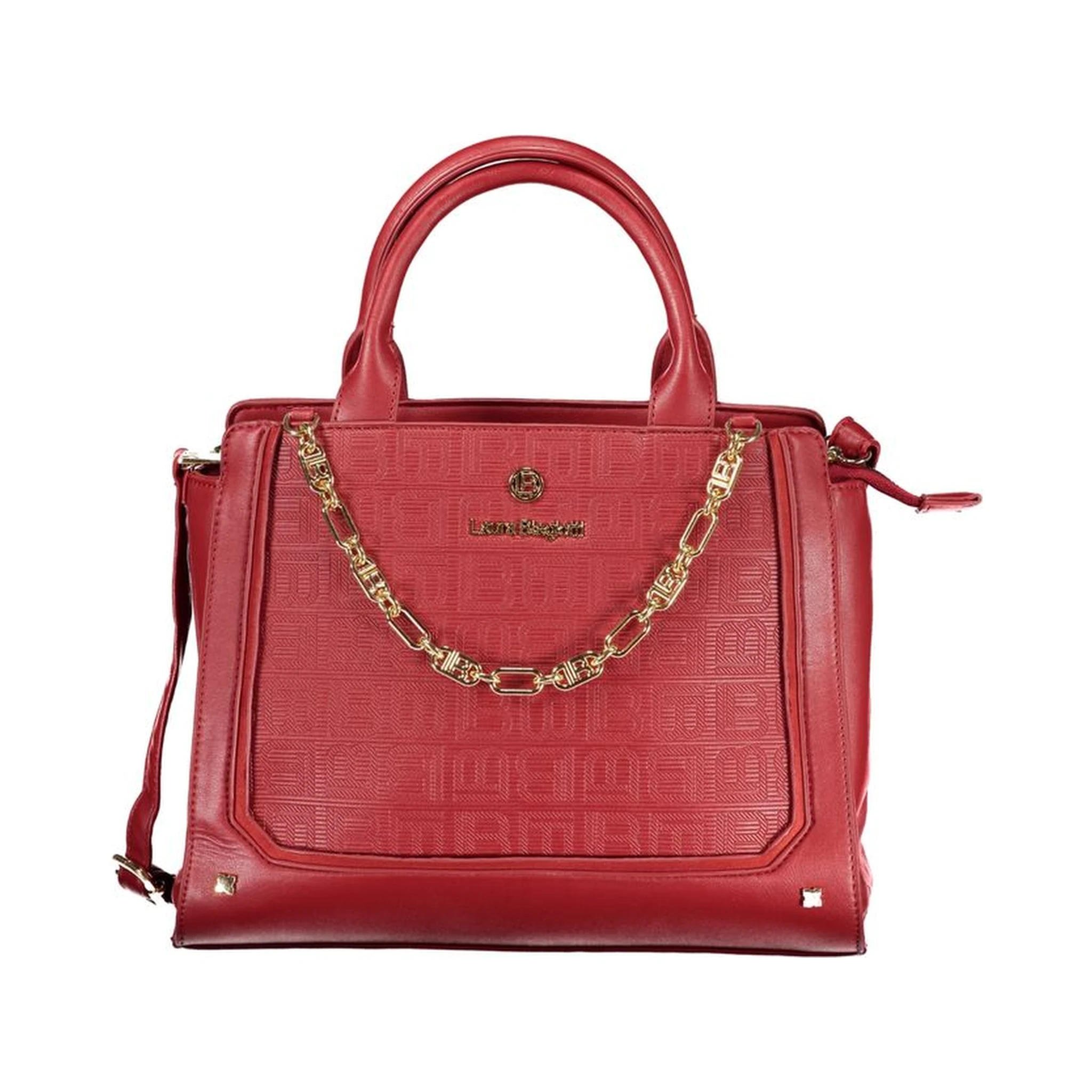 Red PVC Women Handbag
