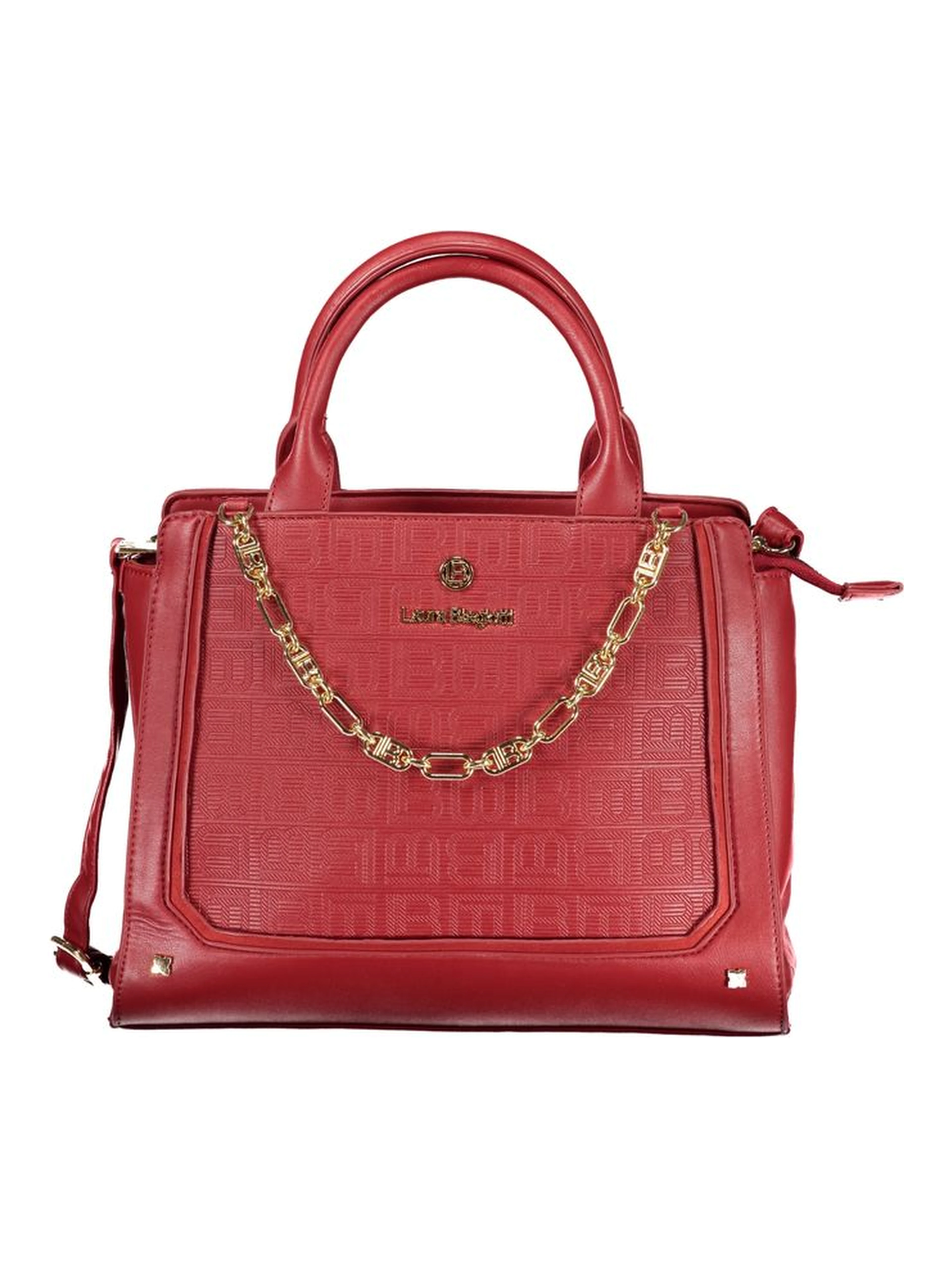 Red PVC Women Handbag