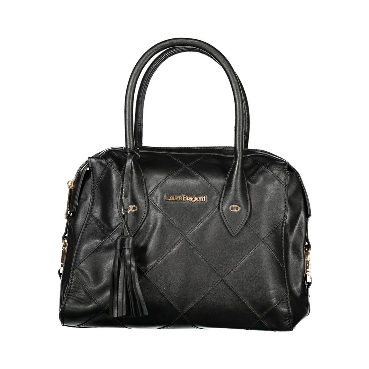 Black PVC Women Handbag