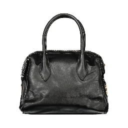 Black PVC Women Handbag