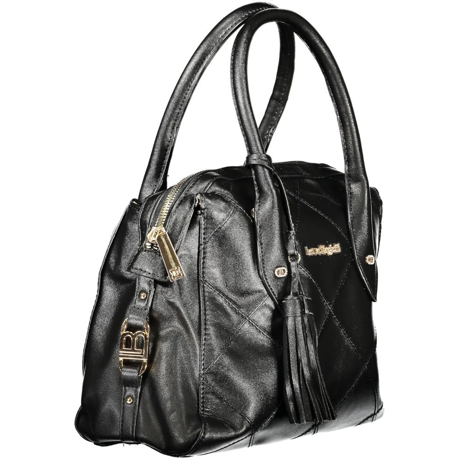 Black PVC Women Handbag
