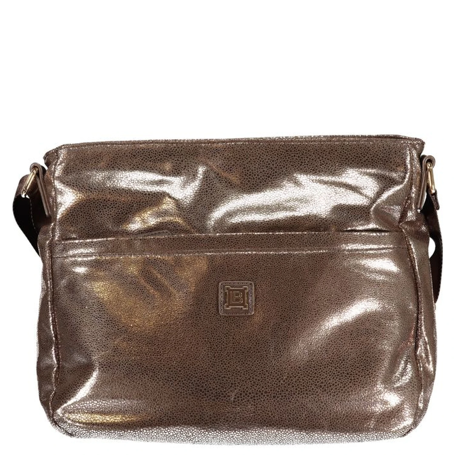 Bronze Polyester Women Handbag