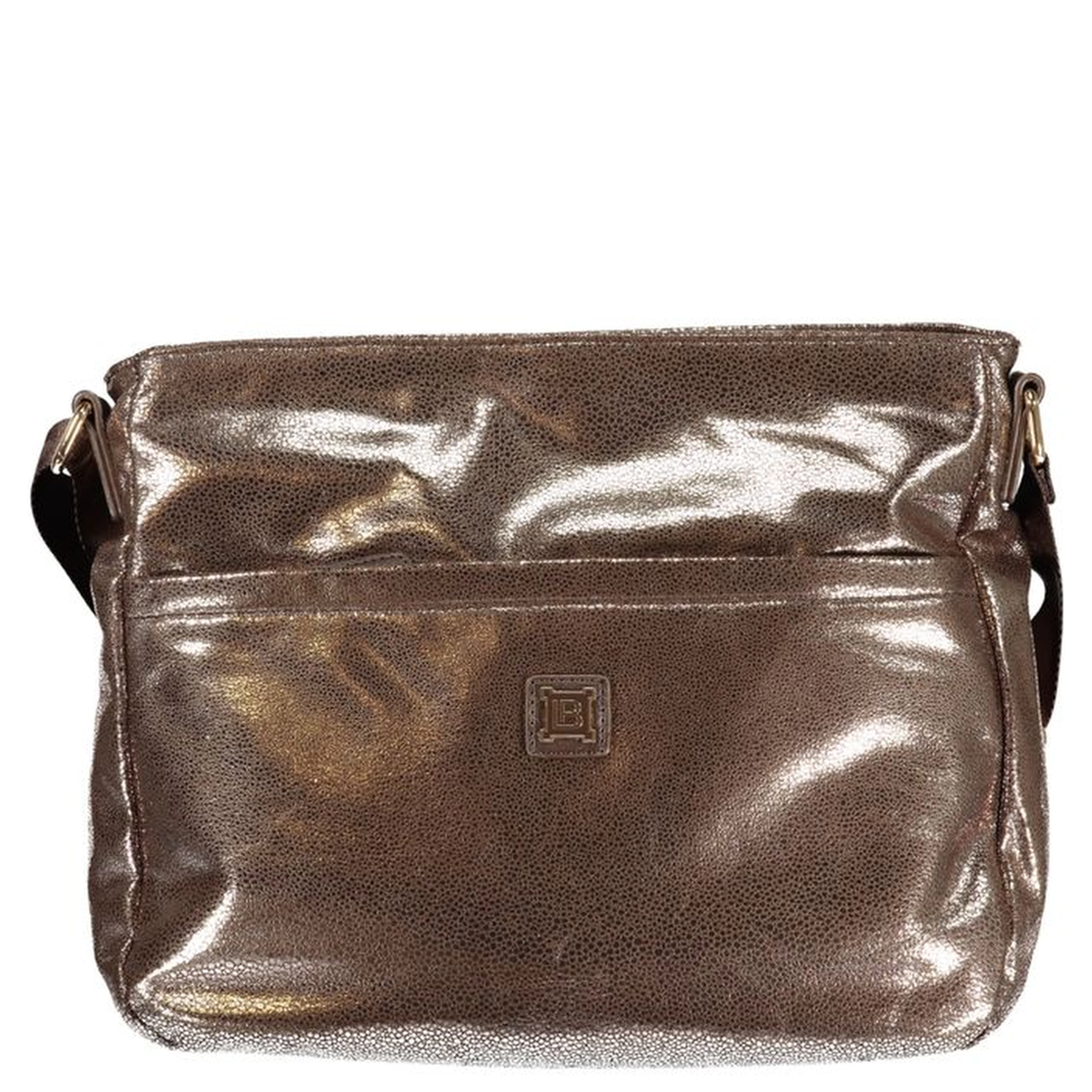 Bronze Polyester Women Handbag