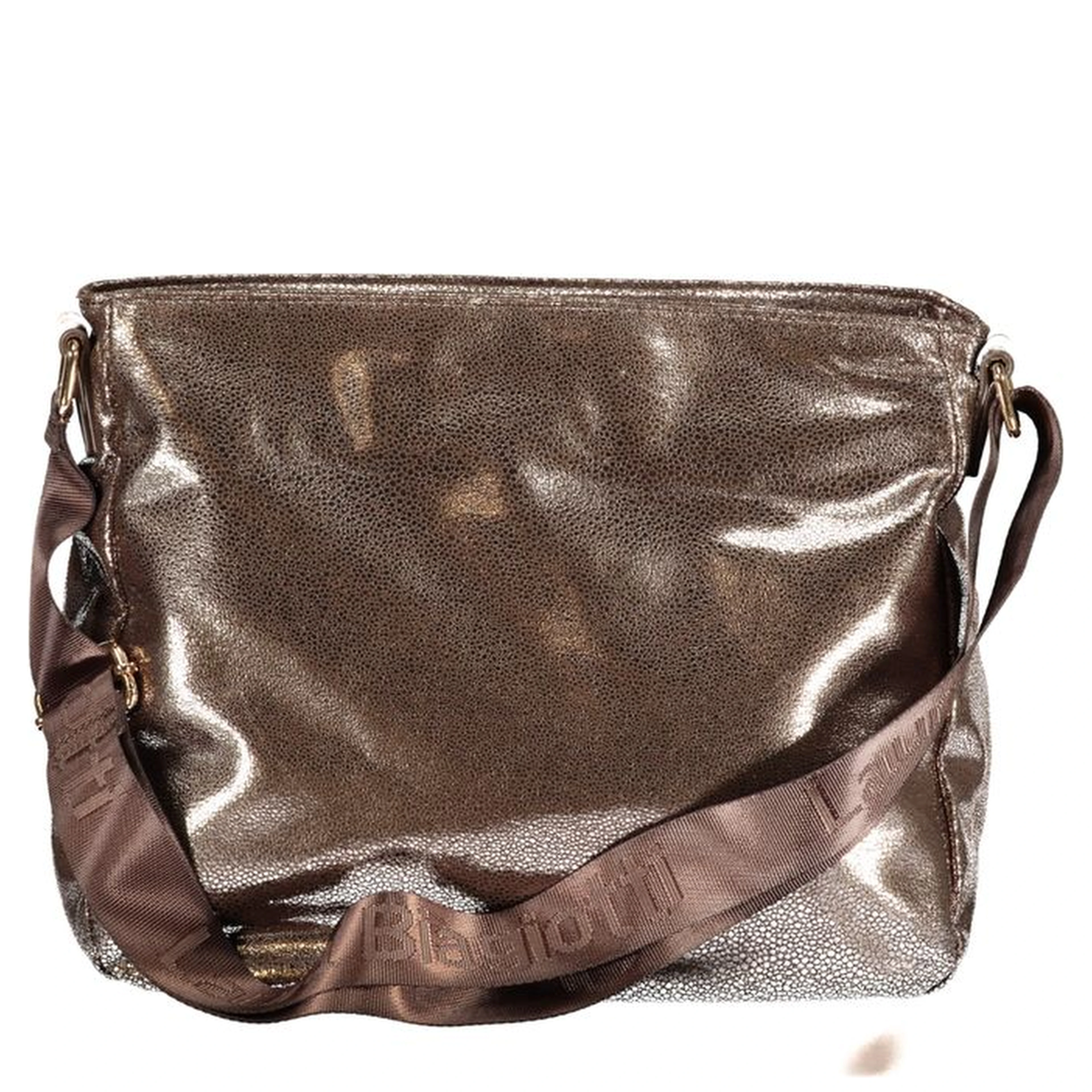 Bronze Polyester Women Handbag