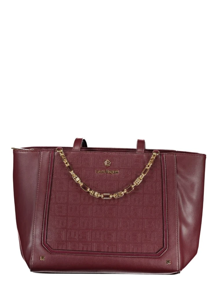 Red PVC Women Handbag