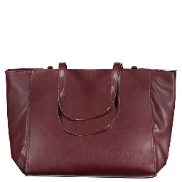 Red PVC Women Handbag