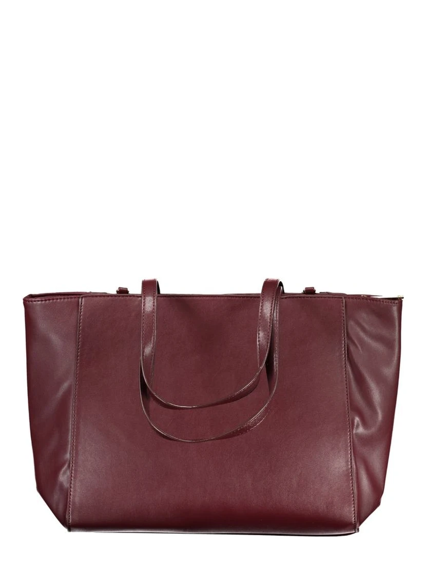 Red PVC Women Handbag