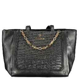 Black PVC Women Handbag