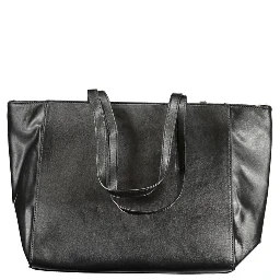 Black PVC Women Handbag