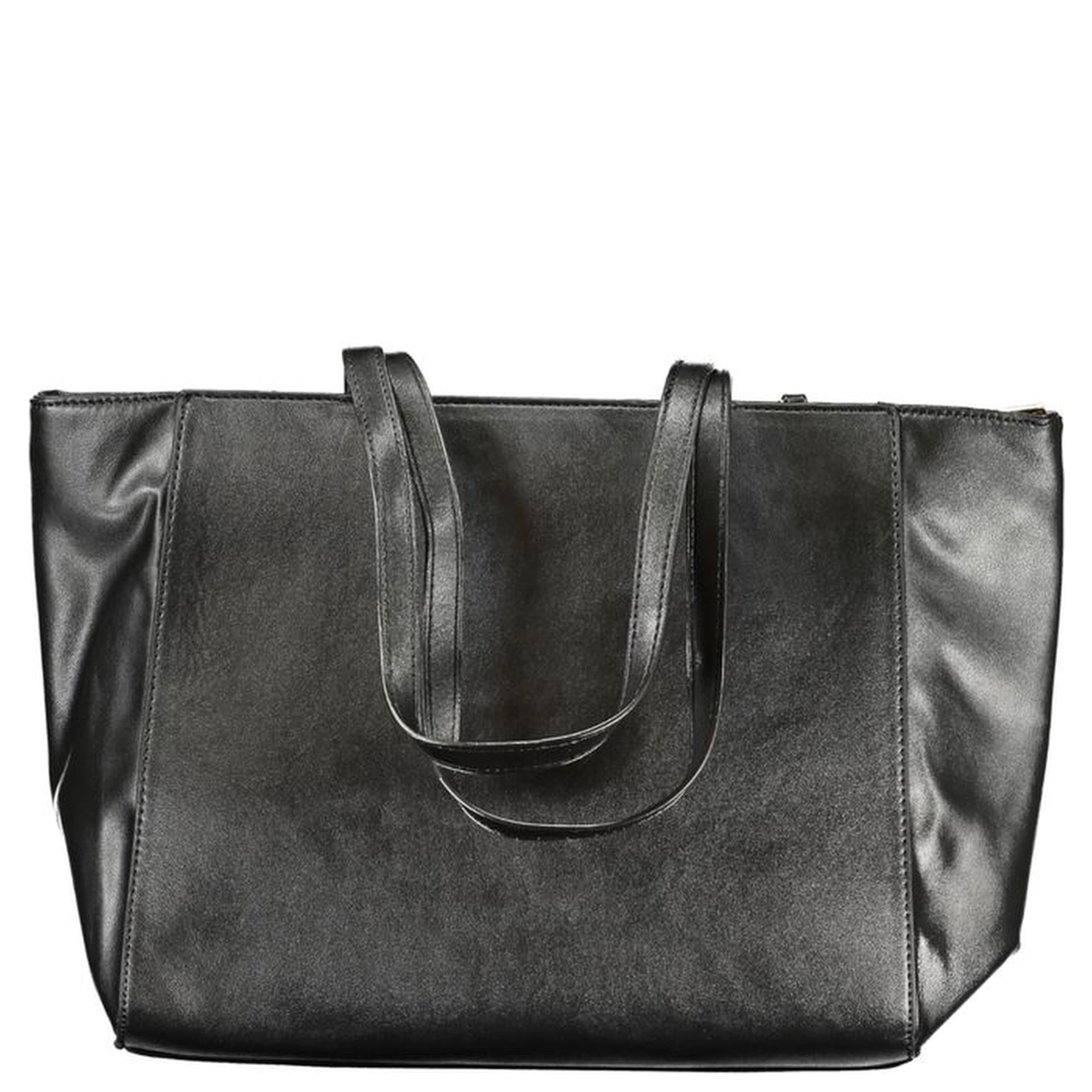 Black PVC Women Handbag