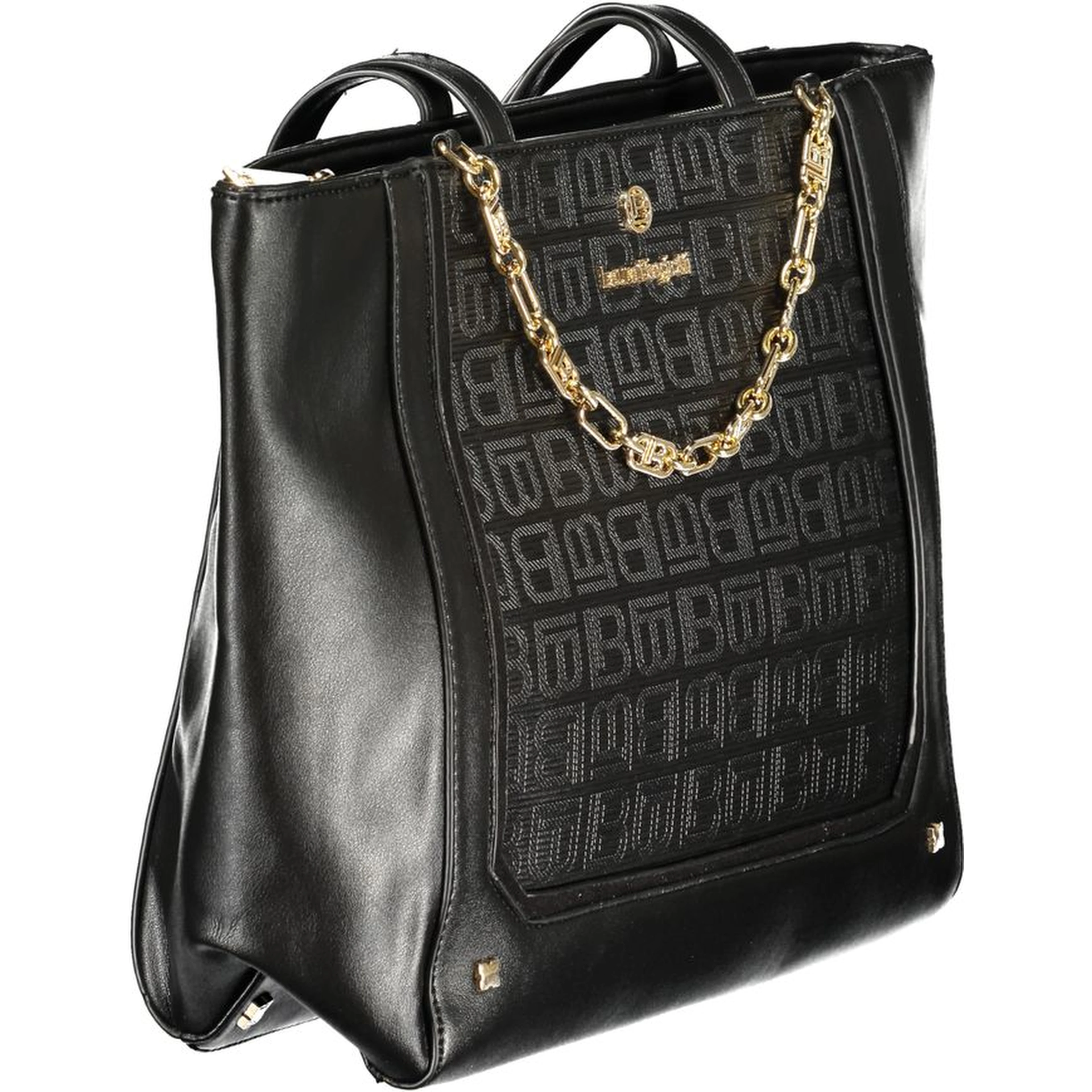 Black PVC Women Handbag