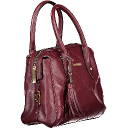 Red PVC Women Handbag
