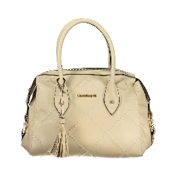 Beige PVC Women Handbag