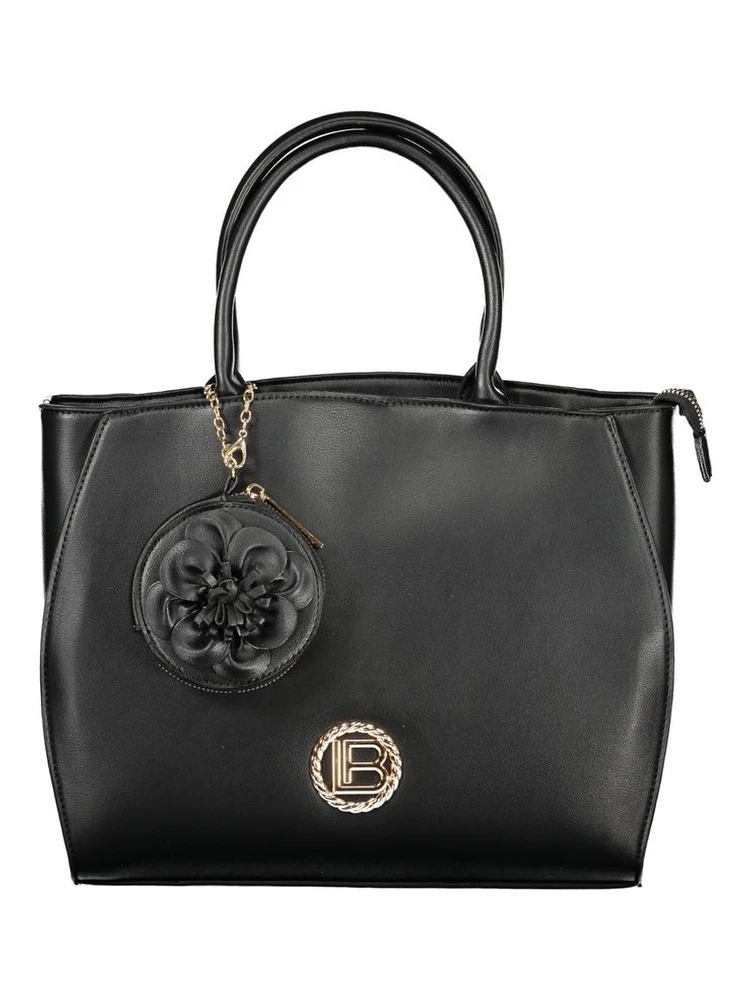 Black PVC Women Handbag
