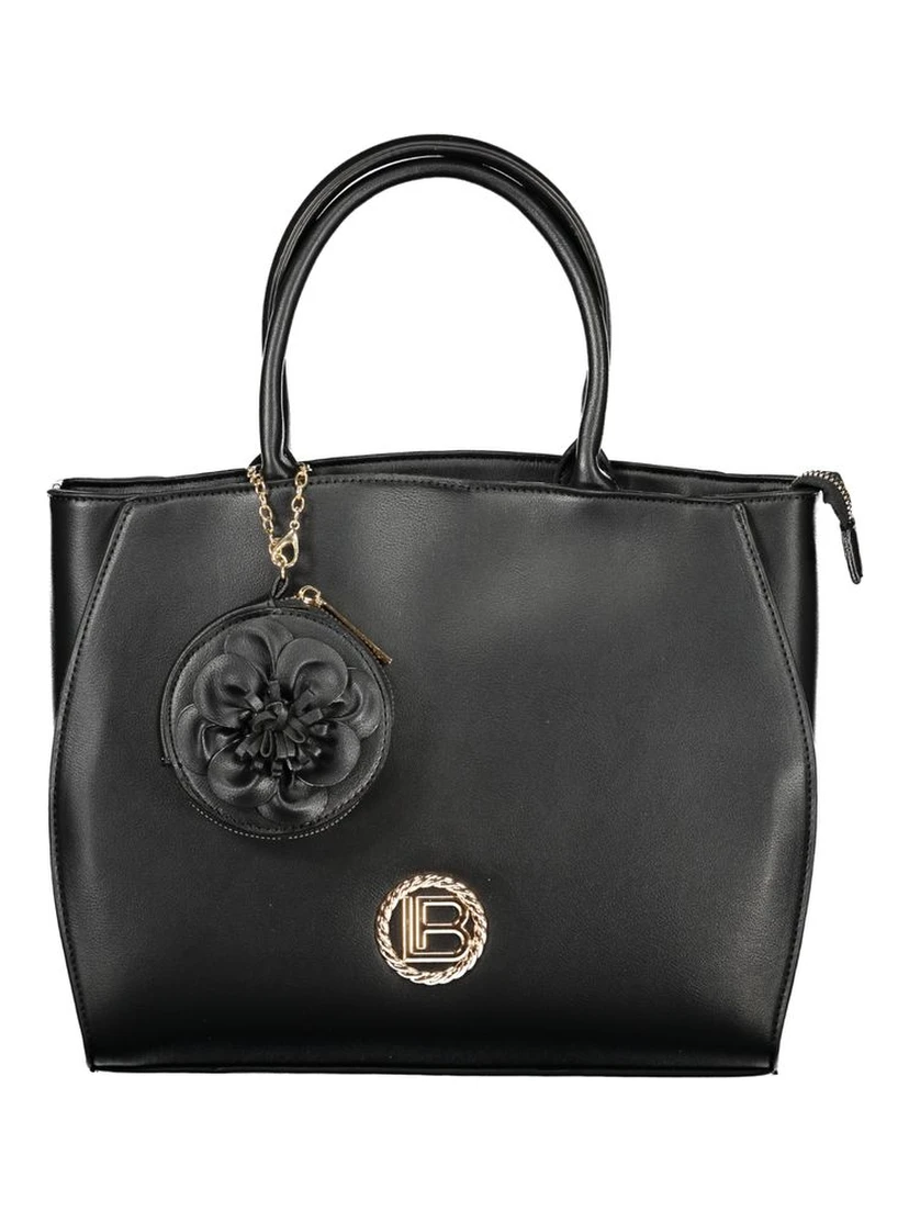 Black PVC Women Handbag