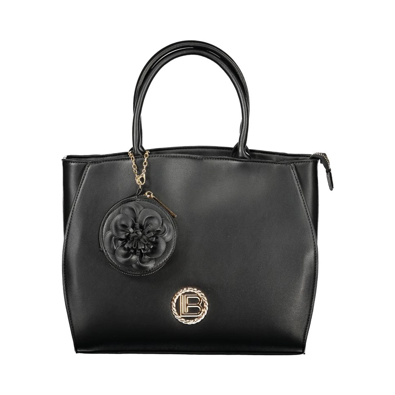 Black PVC Women Handbag