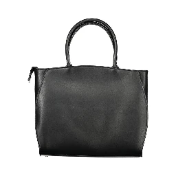Black PVC Women Handbag