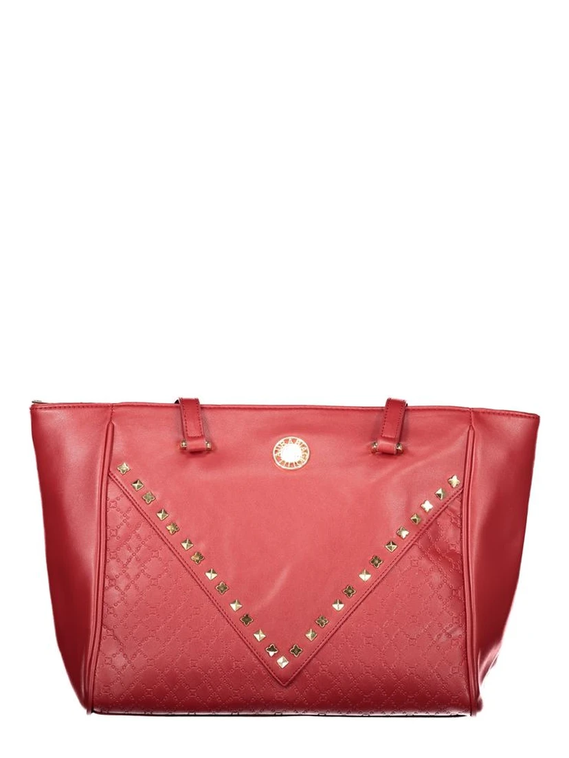 Red PVC Women Handbag